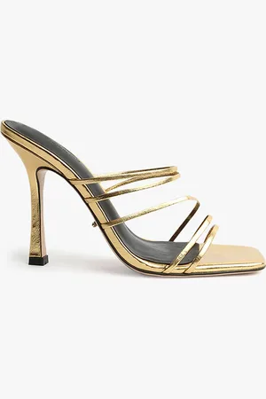Tony Bianco Foxie Gold Foil Heels