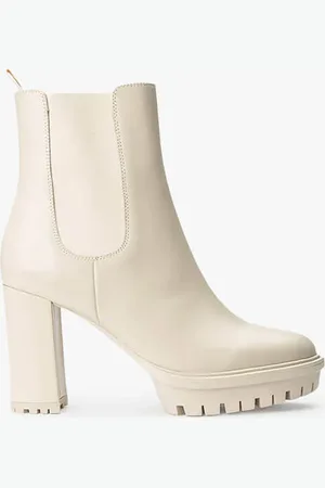 Tony Bianco Sammy Vanilla Capretto Ankle Boots
