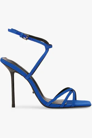 Tony Bianco Nomad Azure Crepe Heels