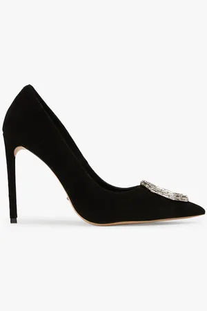 Tony Bianco Alison Black Suede Heels
