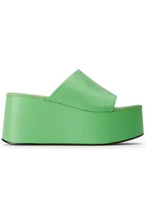 Tony Bianco Tegan Acid Green Wedges