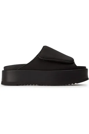 Tony Bianco Roxana Black Scuba Sandals