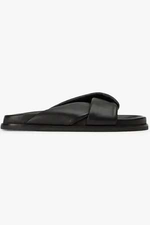 Tony Bianco Lora Black Nappa Sandals