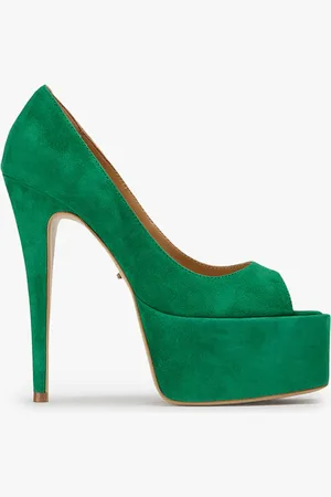 Tony Bianco Jolee Jade Suede Heels
