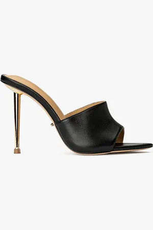 Tony Bianco Mylo Black Nappa Heels