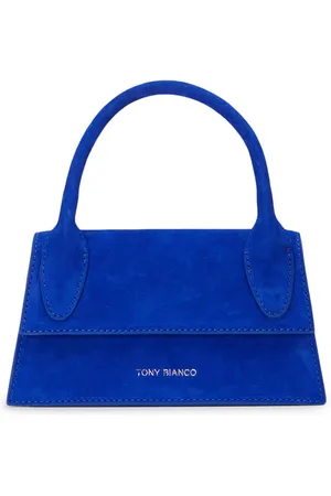 Tony Bianco Mila Azure Suede Mini Handbags