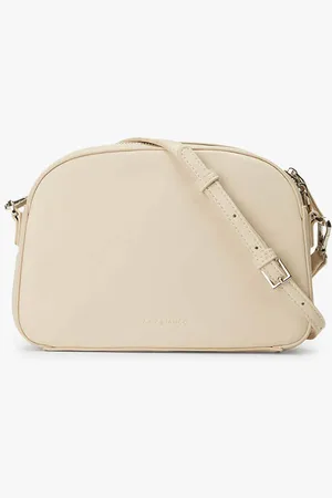 Tony Bianco Woodstoc Vanilla Leather Cross Body Bag