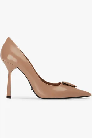 Tony Bianco Gema Latte Hi Shine Heels