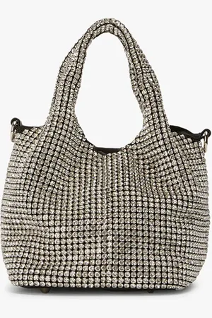 Tony Bianco Angie Clear Crystal Mini Handbags