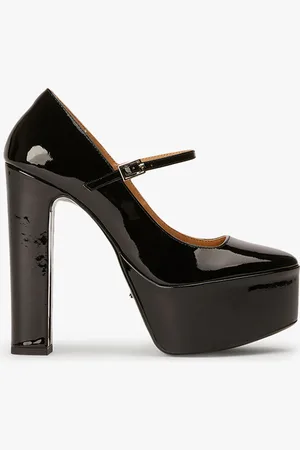 Tony Bianco Jimmy Black Patent Heels