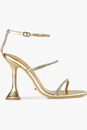 Tony Bianco Shy Gold Nappa Metallic Heels