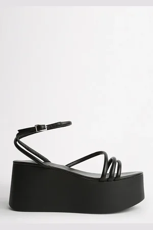 Tony Bianco Tory Black Sheep Nappa Wedges