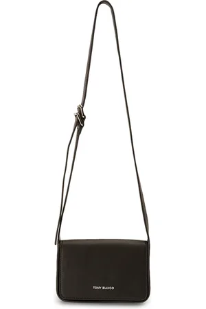 Tony Bianco Janey Black Leather Shoulder Bag