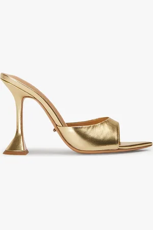 Tony Bianco Marcel Gold Nappa Metallic Heels