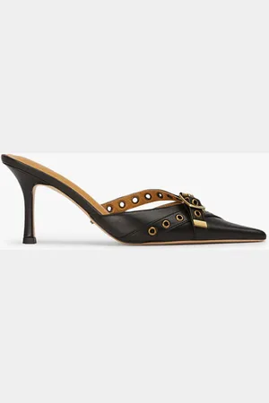 Tony Bianco Savoir Black Nappa Heels