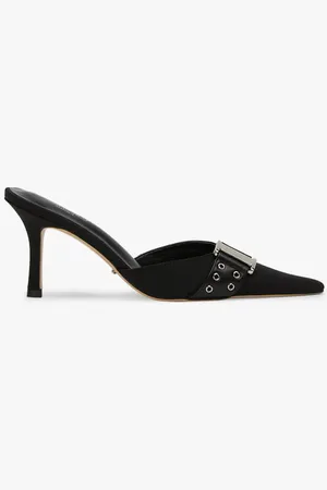 Tony Bianco Samma Black Grosgrain/Black Como Heels