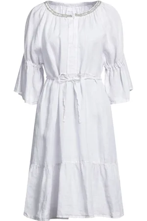 120% Lino 120% LINO Midi dresses