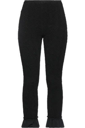 alexanderwang tailored legging in stretch satin BLACK - alexanderwang® AR