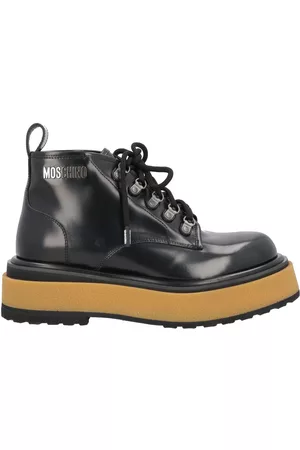 Moschino rubber-toecap platform boots - Black