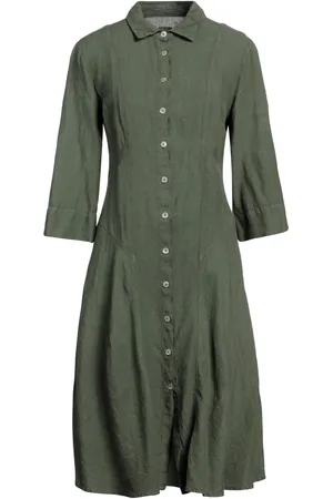 120% Lino 120% LINO Midi dresses