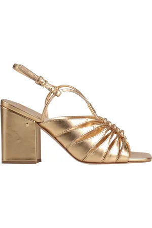 Laurence Dacade Sandra 90mm metallic sandals - Gold