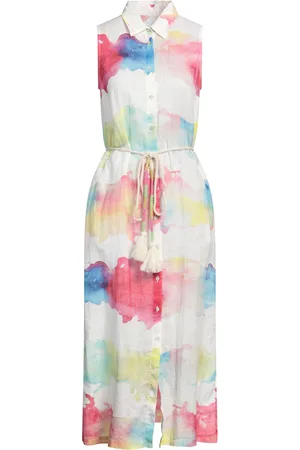 120% Lino 120% LINO Midi dresses