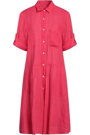 120% Lino 120% LINO Midi dresses