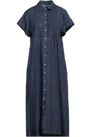 120% Lino 120% LINO Midi dresses