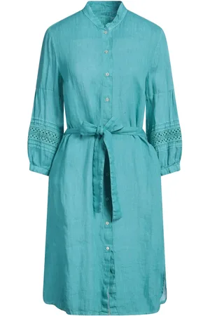 120% Lino 120% LINO Midi dresses