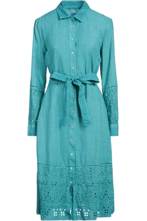 120% Lino 120% LINO Midi dresses