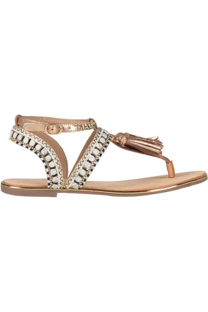 ALMA BLUE Thong sandals
