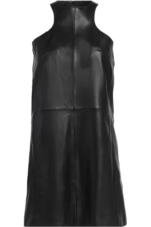 arma leder Mini dresses