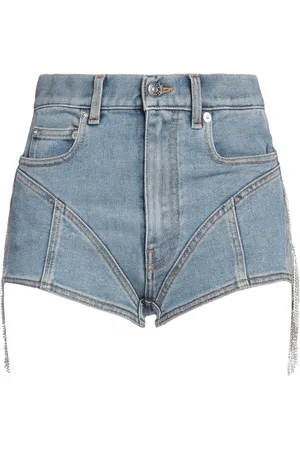 MUGLER Denim shorts