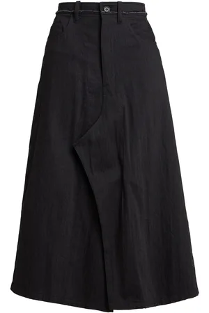 YOHJI YAMAMOTO Denim skirts