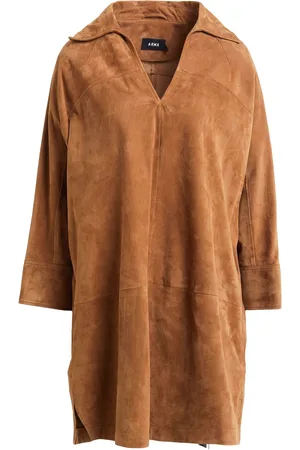 arma leder Mini dresses